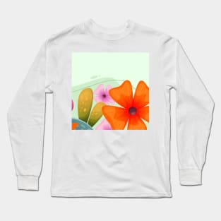 Flower Art beautiful Long Sleeve T-Shirt